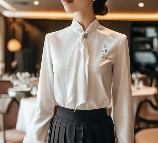 酒店餐饮服务员工作服，专业穿着选择，确保完美用餐体验
